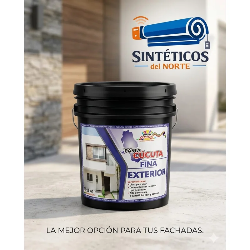 Pasta Fina Exterior Pasta Cucuta Cuñete 5 Galones - PASTA | Sintéticos del Norte