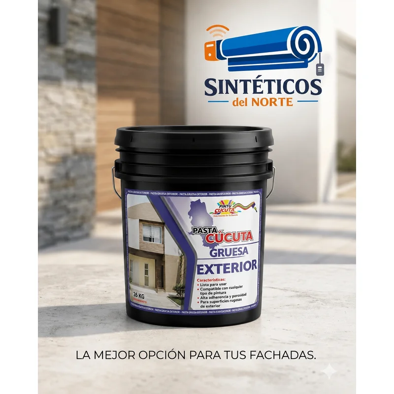 Pasta Gruesa Exterior Pasta Cucuta Cuñete 5 Galones - PASTA | Sintéticos del Norte