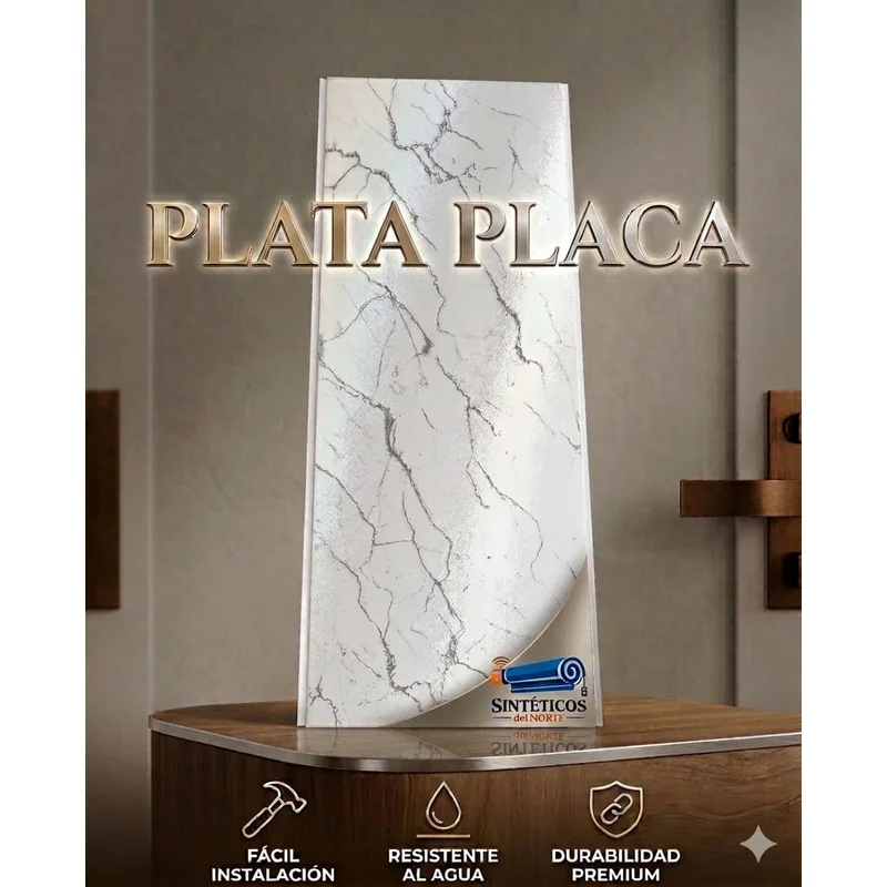 Cielo Raso Pvc Plata Placa 5.95m X 30cm Para Techo – Venta En Cúcuta - Cielo Raso PVC | Sintéticos del Norte