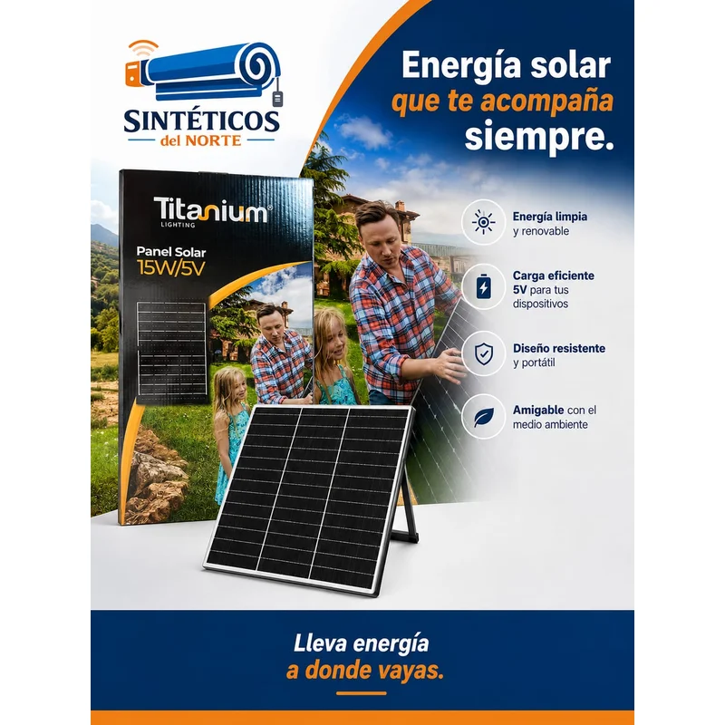 [tta259] Panel Solar Titanium 15w 5v Para Reflector Solar Tta258 En Cúcuta - ILUMINACION | Sintéticos del Norte