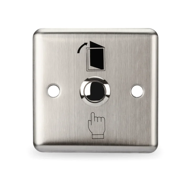 Botón De Salida En Acero Inoxidable Grande No Para Sistemas De Seguridad Y Acceso En Cúcuta Ref A418106 - CONTROL DE ACCESO | Sintéticos del Norte
