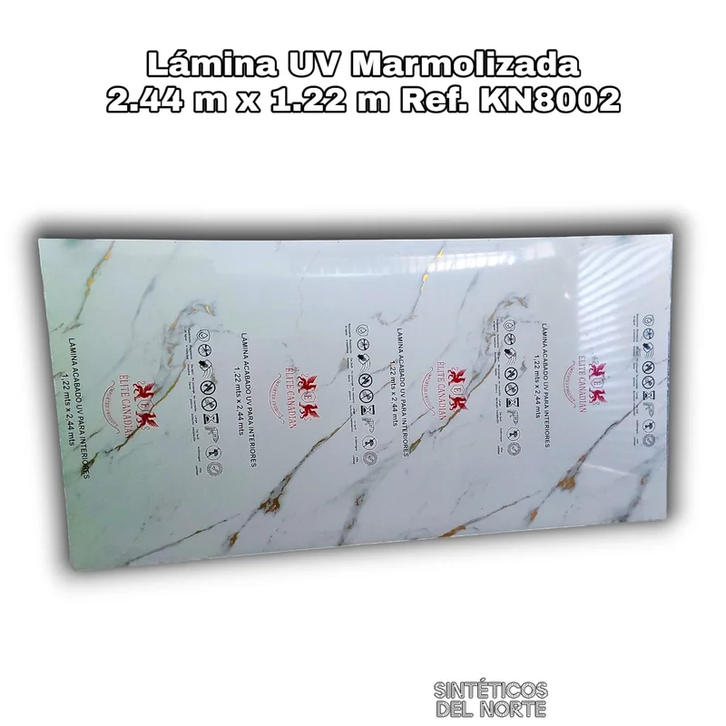 Lámina Uv Marmolizada 122 X 244 Cm En Cucuta Ref Kn8002 - UV | Sintéticos del Norte