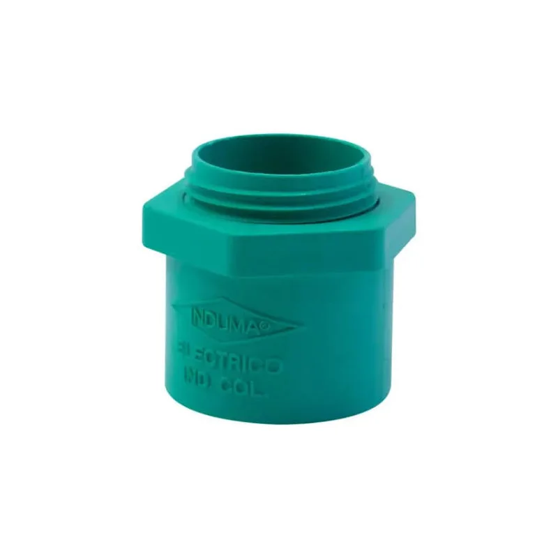 Adaptador Terminal Pvc Conduit 1/2 Verde Induma Para Caja Electrica - FERRETERIA | Sintéticos del Norte