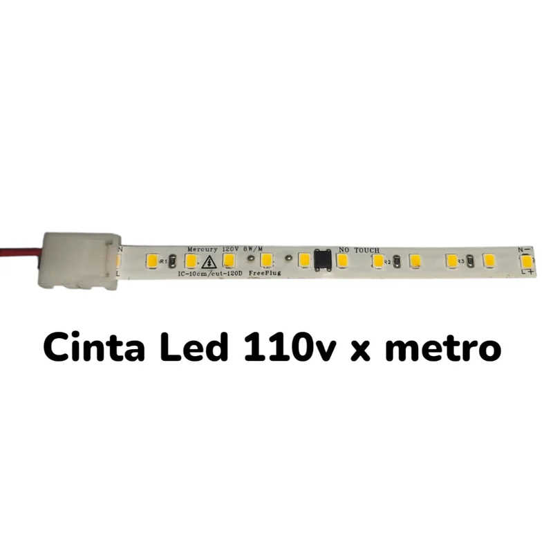 Cinta Led 120v 120 Led/m Smd 2835 Luz Cálida 3000k Ip65 Adhesiva X Metro Corte Cada 10cm En Cucuta Ref. Icl143 - ILUMINACION | Sintéticos del Norte