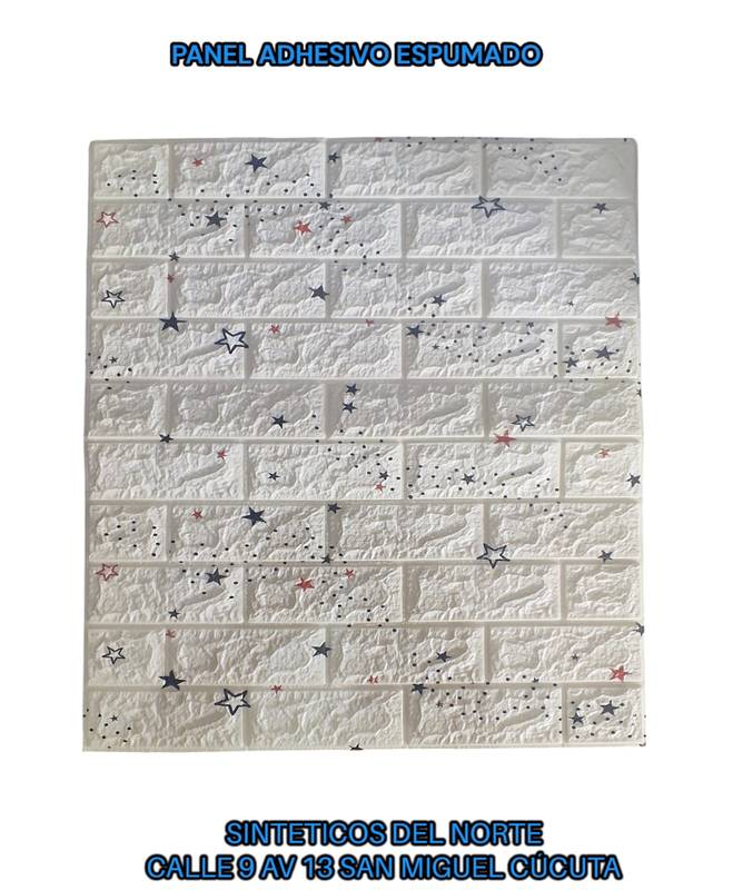 Adhesivo Espumado 3d Ref. Kt 01 70*70 Cm - ADHESIVO ESPUMADO | Sintéticos del Norte