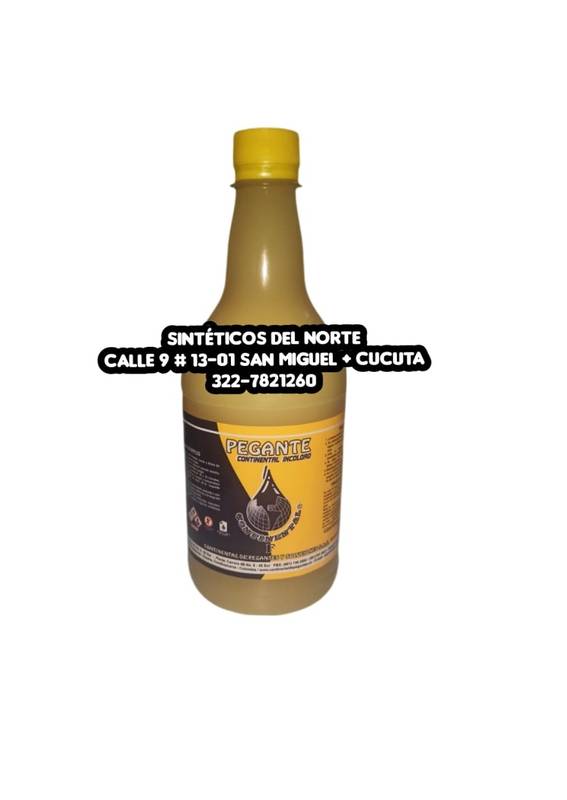 Botella Pegante Incoloro 750 Cc Continental - PEGANTES | Sintéticos del Norte