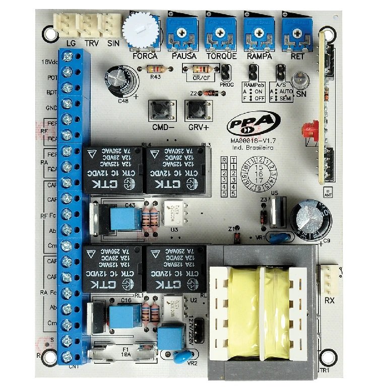 Central Electrónica Dupla 5t Para Porton Ref A21851 - CENTRALES ELECTRONICAS | Sintéticos del Norte