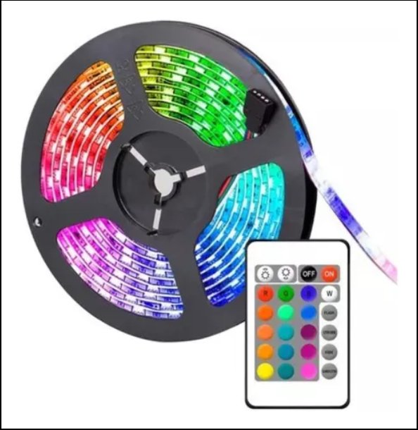 Kit Blister Cinta Led Rgb 5050 5m (incluye Controlador + Control+ Adaptador ) Mercury - ILUMINACION | Sintéticos del Norte