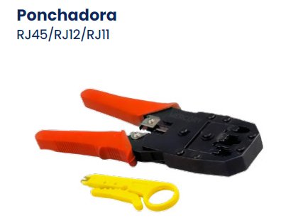 Ponchadora Rj45/rj12/rj11 Ref Eca121 - VIDEOVIGILANCIA | Sintéticos del Norte