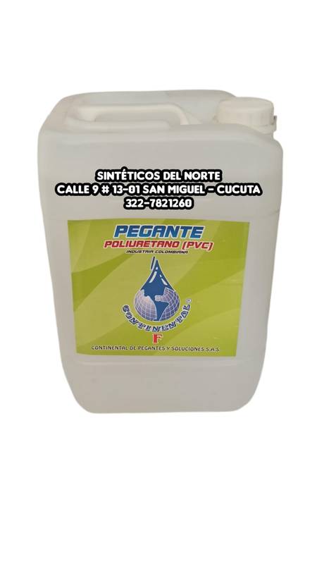 Garrafa Pegante Poliuretano Pvc 10 Litros Continental Pu - PEGANTES | Sintéticos del Norte