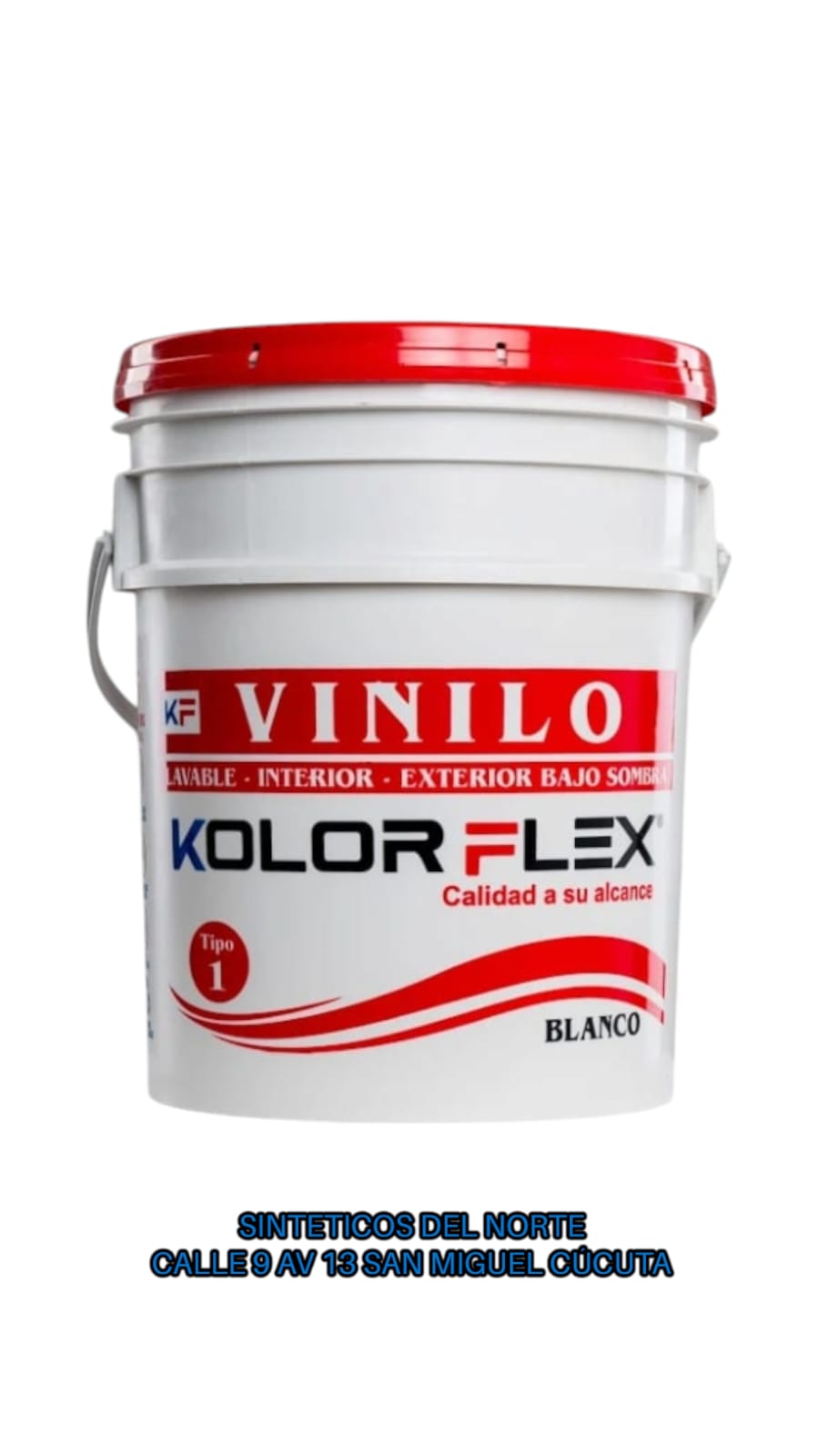 Pintura Blanca Tipo 1 Lavable Colorflex Alta Calidad - PINTURA | Sintéticos del Norte