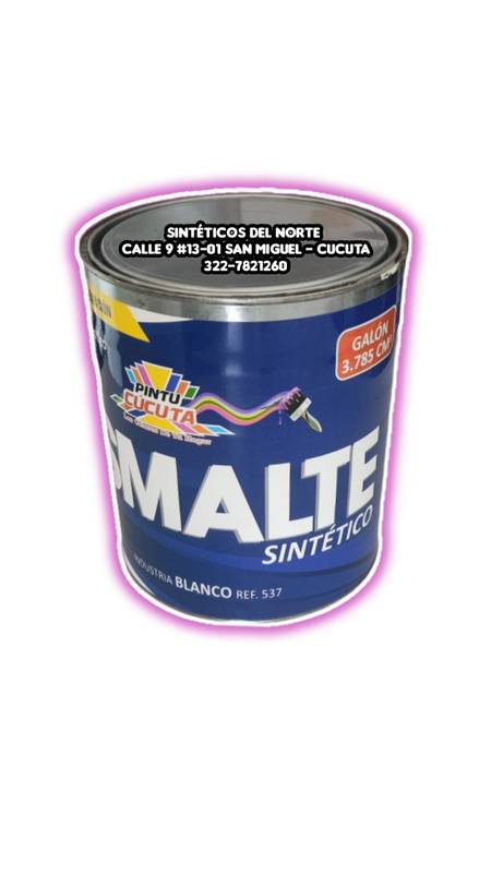 Pintura En Aceite Galon Blanco - PINTURA | Sintéticos del Norte