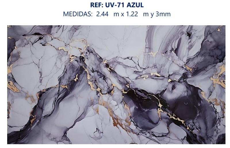 Placa Uv Marmol 071 122*244 Cm - UV | Sintéticos del Norte