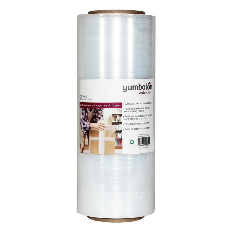 Yumbolon Stretch 30cm * 300m - Embalaje y Protección | Sintéticos del Norte