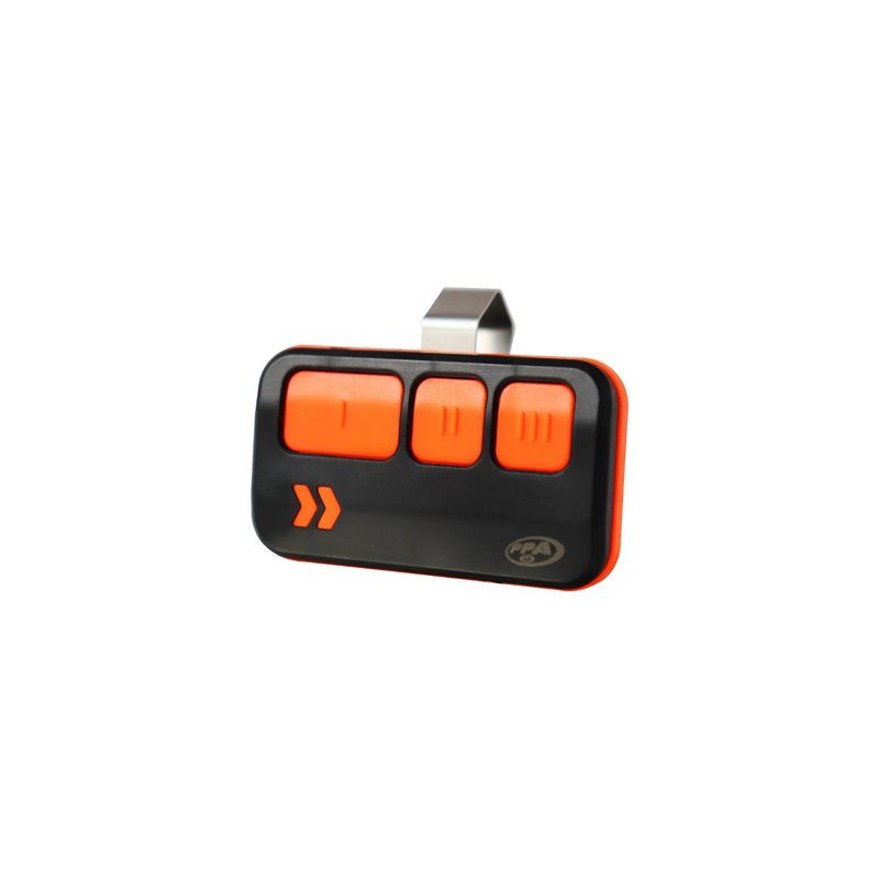 Control Remoto Transmisor Stone 3 Botones Negro / Naranja 433.92 Mhz Ref A22637 - ACCESORIOS | Sintéticos del Norte