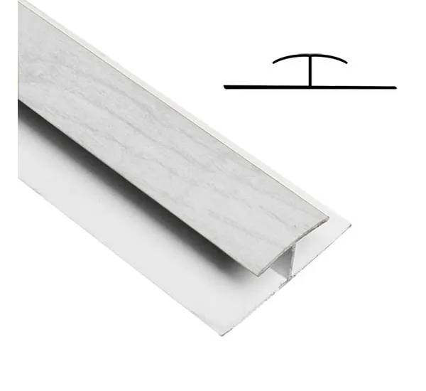 Union H Blanco Madera 5,95 M - Cielo Raso PVC | Sintéticos del Norte