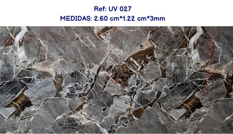Placa Uv Marmol 027 122*260 Cm - UV | Sintéticos del Norte