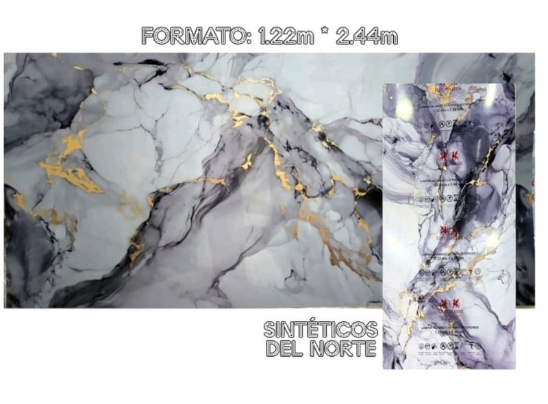 Placa Uv Marmol Ref Dgy075 122*244 Cm - UV | Sintéticos del Norte