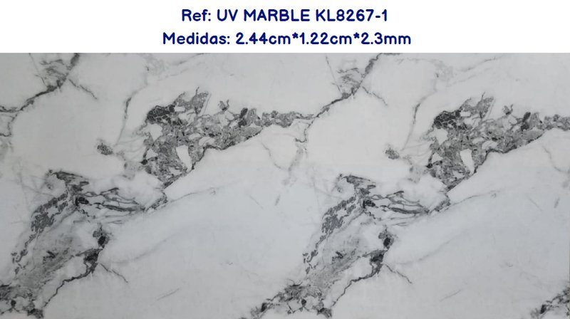 Placa Uv Marmol Kl8267-1 122*244 Cm - UV | Sintéticos del Norte