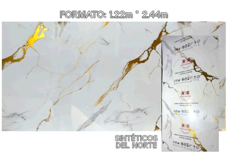 Placa Uv Marmol Ref 029 122*244 Cm - UV | Sintéticos del Norte
