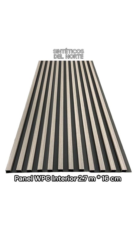 Lamina Wpc Ref Bitono Gris-negro 270 Cm * 16 Cm - WPC | Sintéticos del Norte