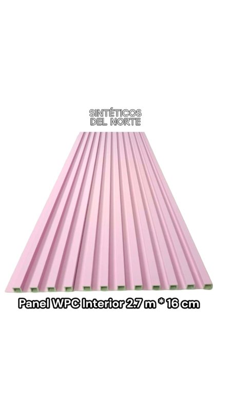 Lamina Wpc Ref Rosado Pastel 270 Cm * 16 Cm - WPC | Sintéticos del Norte