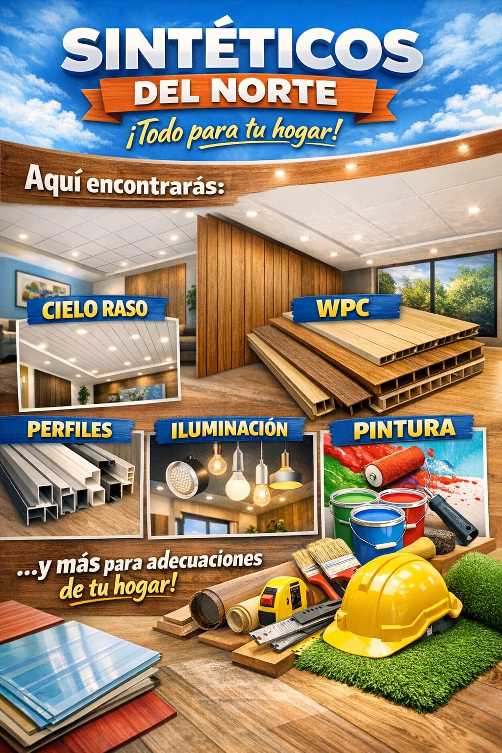 Cielos rasos en PVC, iluminación LED y automatización en Cúcuta